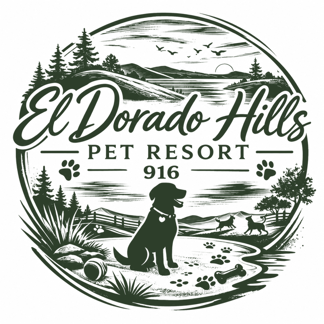 El Dorado Hills Pet Resort logo